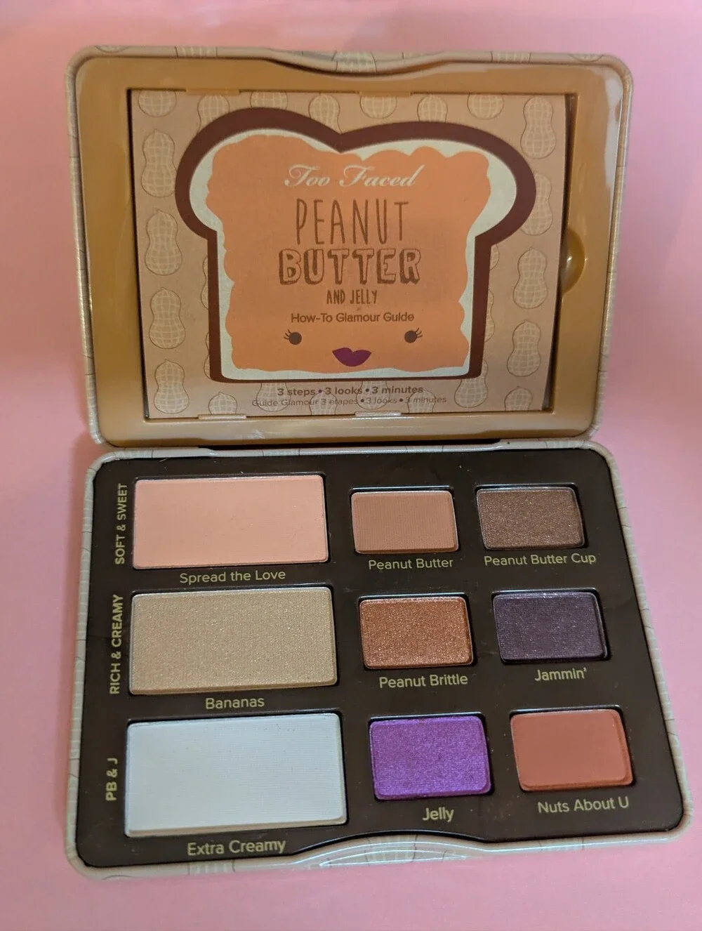 Bundle 2 New Eyeshadow Palettes Too faced Peanut Butter Jelly And Cat Eyes